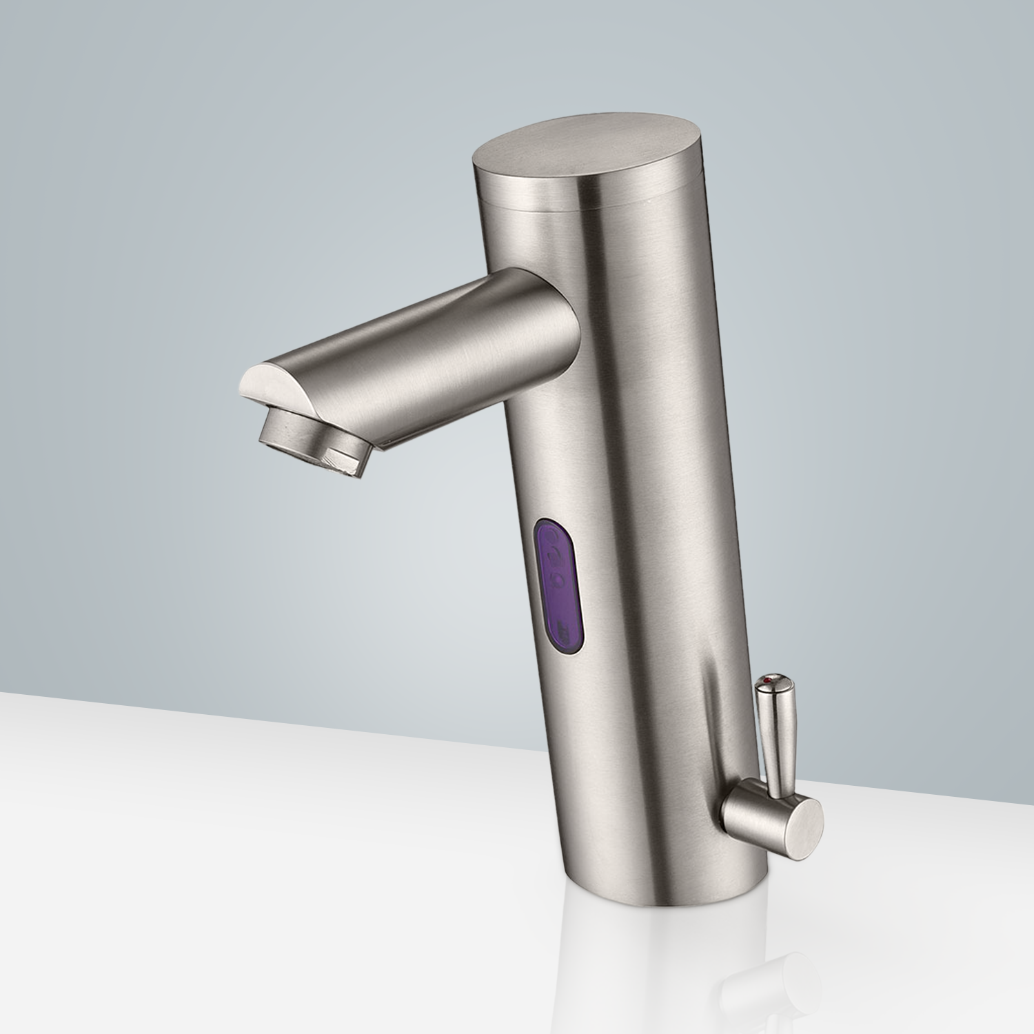 Fontana Commercial Temperature Control Brushed Nickel Platinum Thermostatic Automatic Sensor Faucet